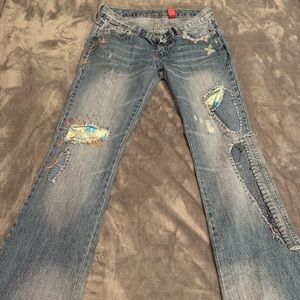 Patchwork jeans